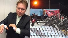 Chaos v Bratislavě. Poslanci lezli přes plot, lidé se báli policistů