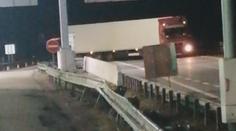 Řidič kamionu si chtěl zkrátit cestu! Na D1 se vracel v protisměru. VIDEO