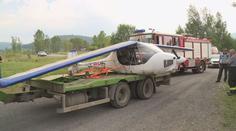 U Ústí nad Labem spadlo malé letadlo, pilot je vážně zraněný