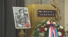 Poslední rozloučení s Marií Benešovou (†76). Měl jsem tě rád, vzkázal jí Zeman