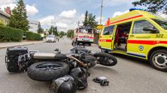 Motorkář na Vsetínsku nepřežil čelní střet s protijedoucím autem
