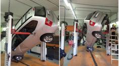 Dal auto do servisu. Podívejte se, co mu tam provedli! GALERIE