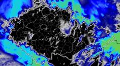 Počasí Čechy nepotěší. Meteorologická mapa se zbarvila dočerna
