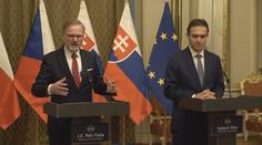 Fiala se setkal se slovenským protějškem. Shodli se v podpoře Ukrajiny