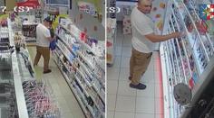 Třikrát v jeden den vykradl stejný obchod. Po muži pátrá policie