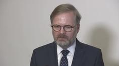 Fiala odletěl na mimořádný summit EU. Bude řešit další pomoc Ukrajině