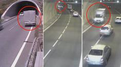 Chaos jako Brno! Nehoda, kolaps a náklaďák v tunelu v protisměru