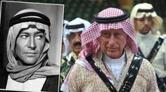 Princ Charles se přestrojil za filmovou legendu - Lawrence z Arábie