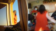 Žena chtěla ukončit svůj život. Policista natočil, jak ji zachránil z okna! VIDEO