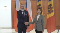 Fiala chce zakázky pro české firmy. Sešel se s moldavskou prezidentkou