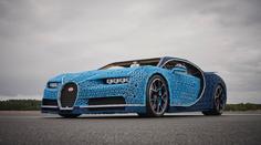Předjela vás stavebnice? V Kladně postavili pojízdné bugatti z lega