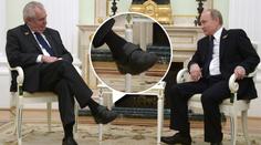 Zeman a jeho módní styl: Ani kvůli Putinovi se neobul vkusně!