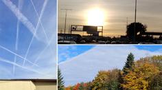 Vedlejší Slunce i bílé čáry. Meteoroložka vysvětlila podivné jevy na obloze