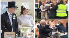 Anglie v šoku: Gentlemani se rvali na královském závodišti! VIDEO