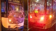 V Ostravě se srazily dvě tramvaje. Zranilo se nejméně jedenáct lidí