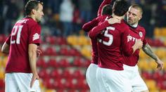 Sparta smetla Ústí a dál pronásleduje Plzeň. Znovu zářil Kweuke