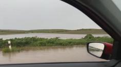 Reportér po celý den mapoval nepříznivé počasí. Vydatné deště na jihu Moravy zaplavily pole