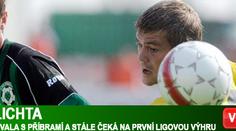 TŘETÍ PLICHTA: Sparta remizovala v Příbrami a na výhru stále čeká