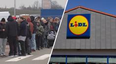 Lidé vzali Letňany útokem. Lidl tam nabízí obří slevy, stojí se dlouhé fronty