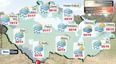 Předpověď na pondělí: Výrazně se ochladí, bouřky by proto měly slábnout