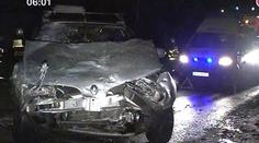 D1: auto v příkopu a dlouhé kolony aut!