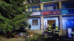 Oheň zničil pokoj v ubytovně motolské nemocnice, 50 lidí museli evakuovat