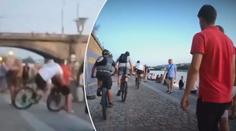 Cyklisté na náplavce kličkovali mezi lidmi. Jednoho chodce srazili