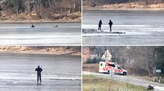 Bruslaři na Lipně hazardují, během chvíle se čtyři propadli!