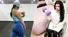 Při dřepu na Sophii spadlo závaží. Možná už nikdy nebude chodit