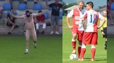 Naháč přerušil zápas Slavie! Chytili ho až na druhé straně