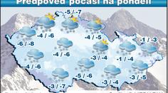 PŘEDPOVĚĎ: V pondělí začne sněžení slábnout