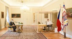 Do Lán přijeli další adepti na ministry. Zeman přijal Rakušana i Síkelu