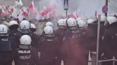 Protest proti Green Dealu se ve Varšavě vyhrotil. Zemědělci se střetli s policií