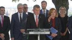 Babiš zhodnotil první půlrok vlády. V Kramářově vile jednal s ministry
