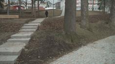Prachatice otevřely opravený park. Lidem vadí, že není úplně bezbariérový