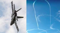 Na obloze se objevil obří penis. Piloti nás uráží, rozčilují se místní