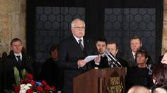 DOKUMENT: Projev Václava Klause nad rakví Václava Havla