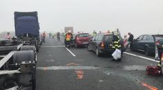 Dálnici D6 ochromilo sedm nehod blízko u sebe, tvořily se kolony