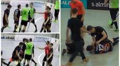 Nechutný útok při play off v Brně! Drsná hlavička, pak zlomený nos