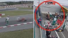 Rvačka na mistrovství světa motokár: Na soupeře hodil spojler, pak ho zmlátil!