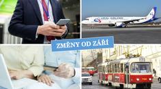 Neomezená data či nové jízdní řády: Tyto změny nás čekají v září!