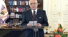 Novoroční projev optimisty Klause. Nezkrácená verze