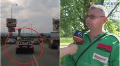 Řidič, který blokoval sanitku: Dělal jsem cestu, riskoval jsem život!