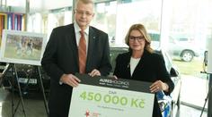 AURES Holdings vydražil obrazy SK Slavia Praha za 450 000 korun, podpořil tím charitu nadace klubu
