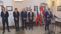 Tisková konference Středoevropské pětky