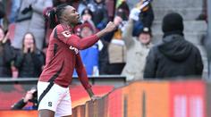 Sparta vyhrála v lize potřetí za sebou. Proti Jablonci rozhodl Olatunji