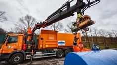 Tragédie v Havířově. Ženu spící v kontejneru rozmačkal popelářský vůz