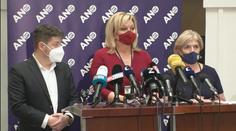 Tisková konference ANO před schůzí Poslanecké sněmovny