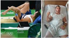 Gymnasta poslal po děsivém zranění dojemný vzkaz: Vrátím se!