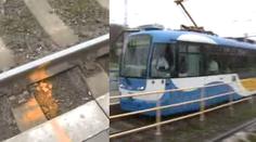 Tramvaj v Ostravě přejela mladého muže. Už mu operovali nohu